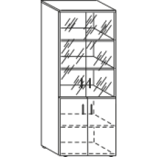 Шкаф со стеклом